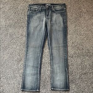 Carbon Men's Slim Jeans in Washed Blue-Gray